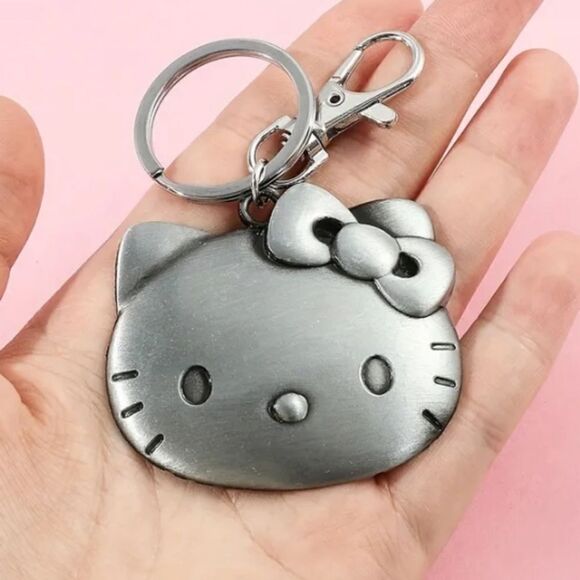 3 for $26 - Hello Kitty Metal Keychain Bag Charm Sanrio - Picture 1 of 6